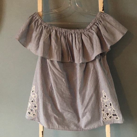 Merona Tops - Off the shoulder cotton T-shirt by Merona